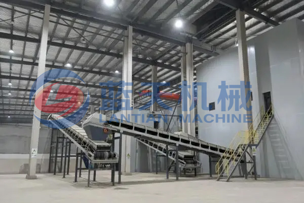 重慶珞璜混合垃圾處理現場